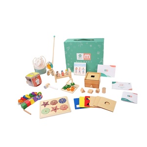 Jouets éducatifs en <span class=keywords><strong>bois</strong></span> <span class=keywords><strong>naturel</strong></span> préscolaires pour bébé jouets 2-4 ans garçons éducation précoce <span class=keywords><strong>jouet</strong></span> montessori boîtes d'abonnement - Product Image 1