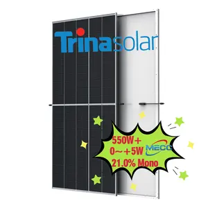 2024高品质太阳能电池板单Trina双面110电池太阳能电池板550W 525W 535W太阳能模型/电池板