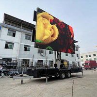 Écran LED mobile couleur pleine pour remorque, publicité extérieure, écran LED pour événements en plein air