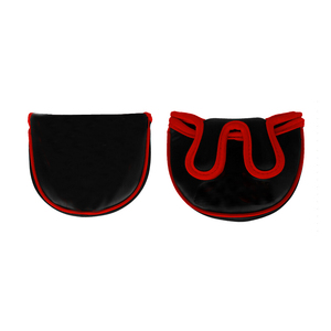 Hot Sales Red and White PU Golf Mallet <strong>Putter</strong> <strong>Cover</strong> with Cola Embroidery - Product Image 4