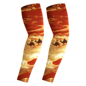 Desert Sandproof Shoe Covers High Top Wear Resistant Outdoor Sun Protection Sleeves Parent Child Style Dunhuang Print - Product Image 2