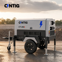 Compresor de Aire de Tornillo Portátil Diésel de Alto Flujo CINTIG, 13m³/min, 88kW, 8Bar, Certificado CE, para Múltiples Herramientas Neumáticas y Equipos de Aire Comprimido