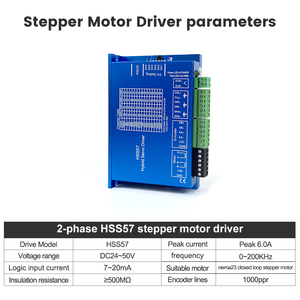2N.m 57HSE2N Nema 23 Servomoteurs faciles Nema 23 Moteur pas à pas en boucle fermée et contrôleur de pilote - Product Image 5