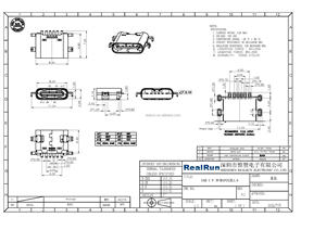 <span class=keywords><strong>Connecteur</strong></span> <span class=keywords><strong>USB</strong></span> femelle type-c 6 16 broches SMT encastré pour port de charge de téléphone portable en laiton en acier inoxydable PCB prise <span class=keywords><strong>Usb</strong></span> type C - Product Image 6