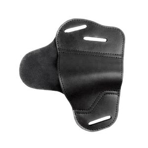 SANJIN Genuine Leather PU Concealed Tactical Waist <b>Belt</b> Hand Gun <b>Holster</b> for Outdoor - Product Image 5