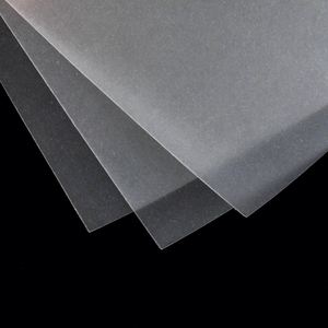 Papier autocollant A4 8,5x11, papier épais en sulfate de soufre, autocollants avec support transparent en plastique PET blanc pour imprimante jet d'encre - Product Image 2