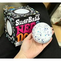 Peluche YJ Snowball, peluche moelleuse à remontée lente, balle anti-stress à presser, jouet sensoriel pour soulager l'anxiété, cadeau original pour adultes