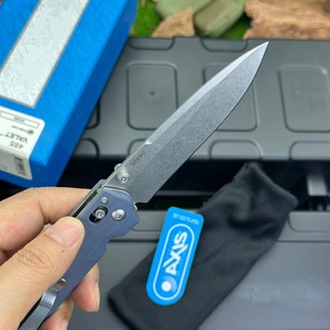 Cuchillo Plegable de Autodefensa BM485, Nuevo, Acero S30V, Mango G10, OEM, para Camping, Caza, Uso en Exteriores, Punta de Lanza - Product Image 5