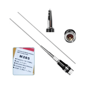 เสาอากาศวิทยุสื่อสารเคลื่อนที่แบบแสตนเลสสตีล M285 1.3 เมตร รุ่น Diamonds 5/8 Wave 144-174MHz VHF สำหรับรถยนต์ - Product Image 1