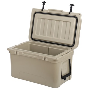 Glacière rigide isotherme rotomoulée en PE de 40 L pour <span class=keywords><strong>camping</strong></span> en extérieur, avec conservation de la glace pendant 5 jours et impression de logo personnalisée - Product Image 4