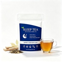 Teh Herbal Vegan MWTEA untuk Tidur, Pereda Stres, Campuran Chamomile dan Valerian Alami, Relaksasi Sebelum Tidur, Bebas Kafein, 3g*28 kantong, Terbaik
