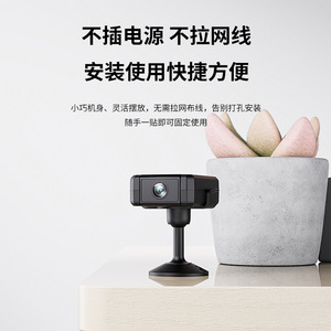 กล้องรักษาความปลอดภัยไร้สาย Wifi เลนส์ 3.6 มม. มองเห็นในเวลากลางคืนได้ไกล 5 ม. ตรวจจับความเคลื่อนไหว บันทึกข้อมูลบนคลาวด์ สำหรับการเฝ้าระวังภายในบ้าน - Product Image 4