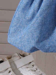 Conjuntos de Verano para Niñas, Estilo Nuevo, Tallas Pequeñas y Medianas, Mangas Volantes Rojas, Pantalones Cortos, Ropa Infantil - Product Image 4