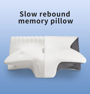 2025 nouveau papillon forme ergonomique oreiller cervical soins de santé mousse à mémoire rebond lent Contour pour soulagement du cou soutien du sommeil - Product Image 3