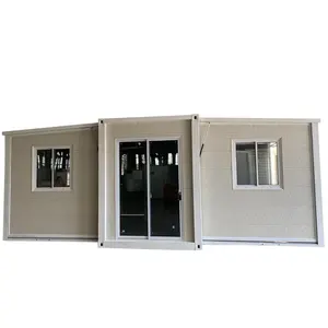 Finished bedroom foldable container expandable container house prefab home easy assembly Luxury villa home