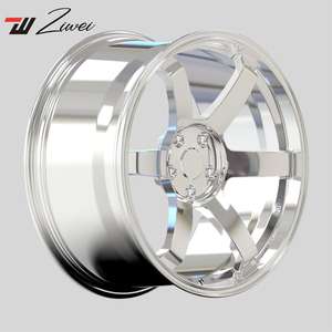신형 ZW 단조 5X112/<span class=keywords><strong>120</strong></span>/114.3 크롬 실버 오목 휠 M2/M3/M4/M5 및 17-20인치 림용 - Product Image 1