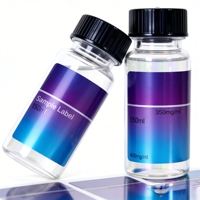 Boîte de peptides injectables, flacon de 30 ml, fermeture magnétique, papier kraft, design gratuit, vente en gros