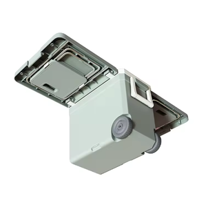 Große Plastik-Kühlbox Praktische Tragbare Isolierte Kühlbox mit Klapptisch und Hocker für Angeln und Camping - Product Image 5