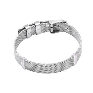 Stainless Steel <strong>Bracelet</strong> Adjustable <strong>Mesh</strong> Mother's Day Lettering <strong>Bracelet</strong> for Men - Product Image 3
