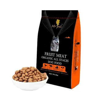 Probiótico natural a granel comida seca para perros 10kg al por mayor Senior hipoalergénico fabricación de alimentos para perros y gatos