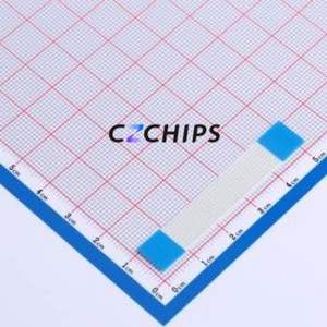 FC-1.0B-8P-50mm FFC Cable (Flexible Flat Cable) P=1mm Connector 8P 1mm 0.3mm Non-Inverting - Product Image 2