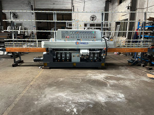 Machine de bordage et de polissage du verre en acier EWORLD à haute précision avec commande PLC, puissance 19,75 kW, épaisseur 3-25 mm - Product Image 5