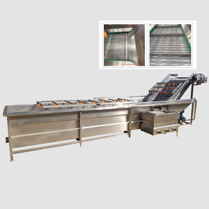 Máquina de Limpieza de Burbujas y Ozono Totalmente Automática para Verduras y Frutas, Nueva Condición, Lavadora de Patatas, Tomates y Hortalizas de Hoja con Motor Central - Product Image 2