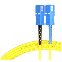 1m (3ft) Fiber Patch Cable 1 Fiber SC UPC Simplex to SC UPC Simplex Single Mode (OS2) Riser (OFNR) 2.0mm Tight-Buffered Yellow