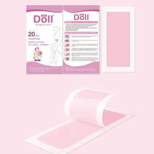 Bandes <span class=keywords><strong>de</strong></span> <span class=keywords><strong>cire</strong></span> dépilatoire professionnelles pour l'épilation, papier à <span class=keywords><strong>cire</strong></span> <span class=keywords><strong>froide</strong></span> double face pour bikini, jambes, corps, visage - Product Image 3