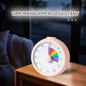 <span class=keywords><strong>Timer</strong></span> Visual dengan Casing Pelindung, <span class=keywords><strong>Timer</strong></span> Hitung Mundur 60 Menit Rainbow Disk untuk Anak-anak dan Dewasa, Alat Manajemen Waktu Tanpa Suara - Product Image 5