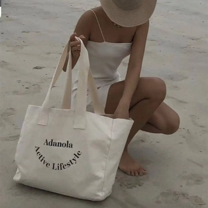 Sac à main surdimensionné personnalisé de nouvelle conception, grand sac à main en toile de coton pour femmes, sac de plage pour week-end, sac de fête, sac de shopping, sac fourre-tout amusant - Product Image 4