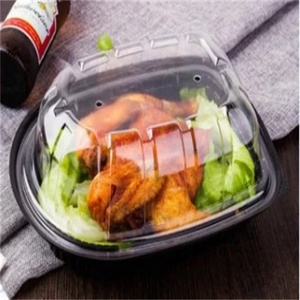 กล่องพลาสติกใส่ไก่ย่าง/ไก่งวงย่าง กล่องอาหารแบบนำกลับบ้าน กล่องไก่ย่างมีฝาปิด กล่องเป็ดย่างมีฝาปิดกันฝ้า - Product Image 6