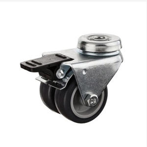 Hochwertige <span class=keywords><strong>50mm</strong></span> TPR <span class=keywords><strong>Twin</strong></span> <span class=keywords><strong>Wheel</strong></span> Möbel Schwenkbare Lenkräder Langlebig für komfortables Möbel werk - Product Image 3