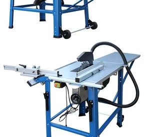 Scie à table horizontale professionnelle 2000W pour menuisier, équipement de travail du bois domestique, monophasée 220V, 315mm, avec table d'extension - Product Image 2