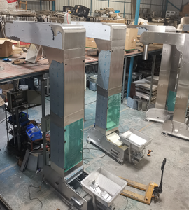SUS304 Z-<span class=keywords><strong>type</strong></span> emmerlift 6M maximale hoogte, levensmiddelenkwaliteit transport - Product Image 4