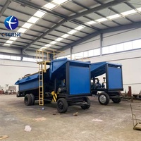Fabricant chinois de mini-trémie mobile compacte pour l'extraction d'or du sable de rivière