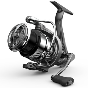 Moulinet de pêche à lancer droitier pour eau salée et eau douce, carpe et pêche en <span class=keywords><strong>mer</strong></span>, 10 kg de résistance maximale, bobine métallique - Product Image 1