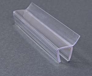 Nouveau matériau P880WS <span class=keywords><strong>joint</strong></span> inférieur en caoutchouc PVC à double duromètre pour porte en verre de <span class=keywords><strong>douche</strong></span> à double pliage et lèvre souple - Product Image 3
