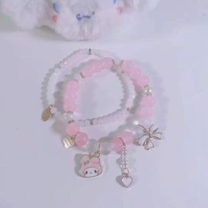 Venta caliente ajustable fina mujer cuenta cristal pulsera joyería de moda colgante pulsera - Product Image 2