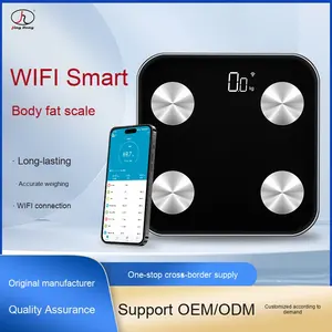 Professional Digital Wireless BMI Weight <strong>Scale</strong> Health Analyzer with Smartphone App LCD Display <strong>WiFi</strong> Function - Product Image 2