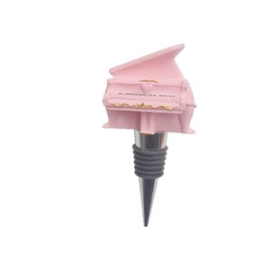 Wine Stopper Vacuum Sealed Plastic Bottle Stopper For Wine Spirits Pink Piano Style Custom Specifications - Product Image 2
