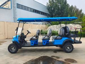 Carrito de Golf Eléctrico Todoterreno de Alta Velocidad con Batería de Plomo-Ácido de 48V, para 4-6 Pasajeros, Velocidad Máxima de 30Km/h, Autonomía de 70-90km - Product Image 5