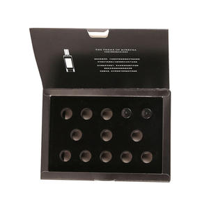 Custom Cosmetic Gift Box Paperboard 375 Silver Card Flip Top <b>Packaging</b> Box Design Customizable Logo - Product Image 2