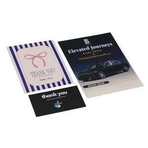 Полноцветные роскошные визитные карточки 90x55 мм, 300 г/м², розовые, на заказ, производство Китай, для рекламы парфюмерии и акций компании, для деловых встреч - Product Image 4