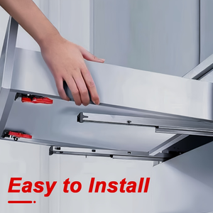 SSR Bestseller Undermount Hidden Push Open Cajón Deslizante Muebles Gabinete Hardware Accesorios para Cocina - Product Image 5