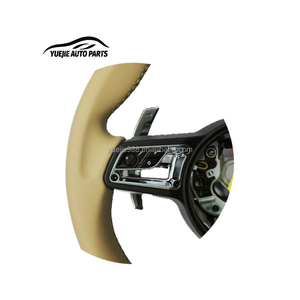 Volante Deportivo de Alta Calidad en Venta Directa de Fábrica para <span class=keywords><strong>Porsche</strong></span> Macan <span class=keywords><strong>Cayenne</strong></span> 718 911 Panamera en Cuero - Product Image 3