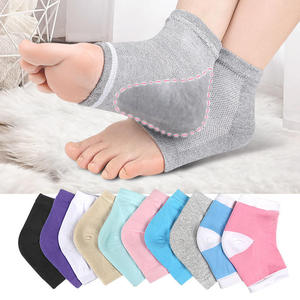 Tobillera de malla elástica con cojín de gel para el talón, alivio del dolor de talón, calcetines de compresión para deportes - Product Image 4