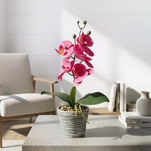 Tiges <span class=keywords><strong>de</strong></span> lys roses artificielles réalistes en verre décoratif élégant, fleurs en pot artificielles pour <span class=keywords><strong>centre</strong></span> <span class=keywords><strong>de</strong></span> <span class=keywords><strong>table</strong></span> moderne - Product Image 5