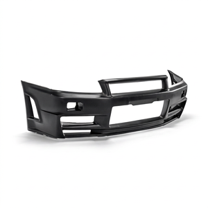 Nouveau pare-chocs avant EPR Skyline R34 GT-R BNR34 NSM ZT avec découpes pour échappement, fixation par boulons, taille standard, 1998-2002 - Product Image 1