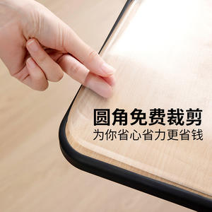 Tapis de bureau en verre souple en gros, rectangulaires, transparents en PVC, durables et imperméables pour les étudiants - Product Image 2